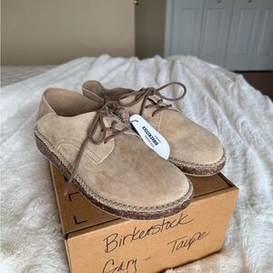 Birkenstock lace up oxfords size 8.5/39 brand new